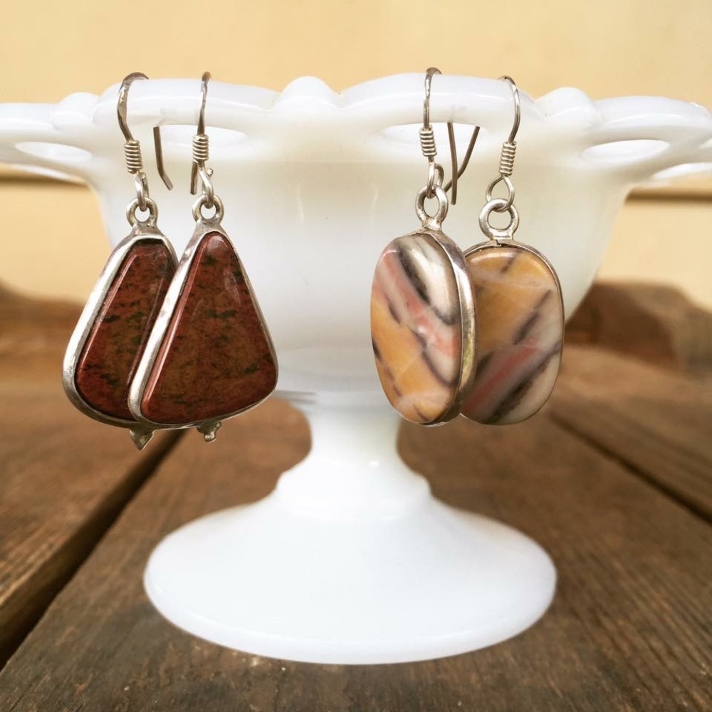 sterling silver stone bundle set